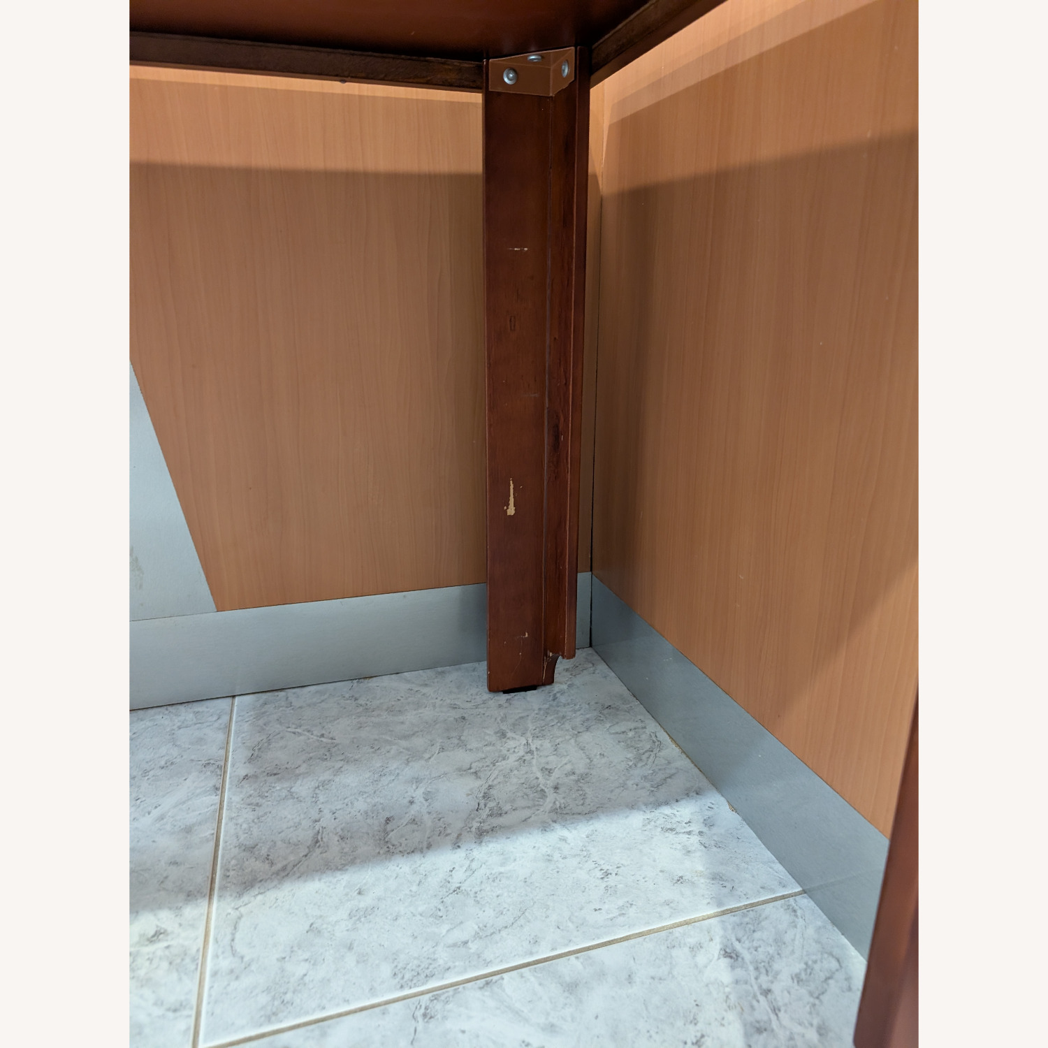Dark Brown Wood Play Table - image-3