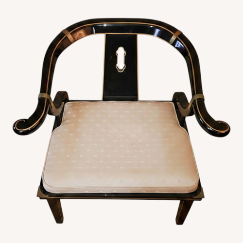 Used Black Wood Accent Chairs for sale on AptDeco
