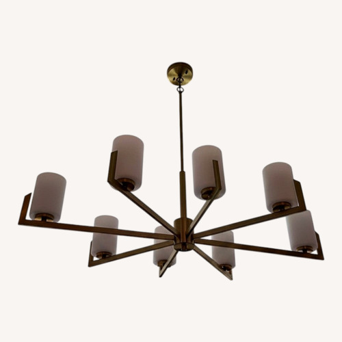 Used Lamps Plus 8 Light Modern Ceiling Chandelier for sale on AptDeco