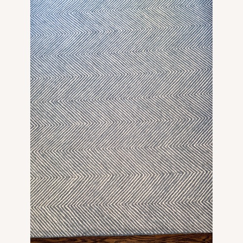 Used Momeni Wool Rug in Denim for sale on AptDeco