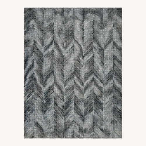Used Momeni Wool Rug in Denim for sale on AptDeco