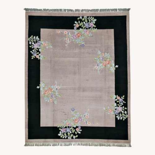 Used Vintage Silk Chinese Art Deco 8'x10' Rug for sale on AptDeco