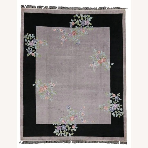Used Vintage Silk Chinese Art Deco 8'x10' Rug for sale on AptDeco