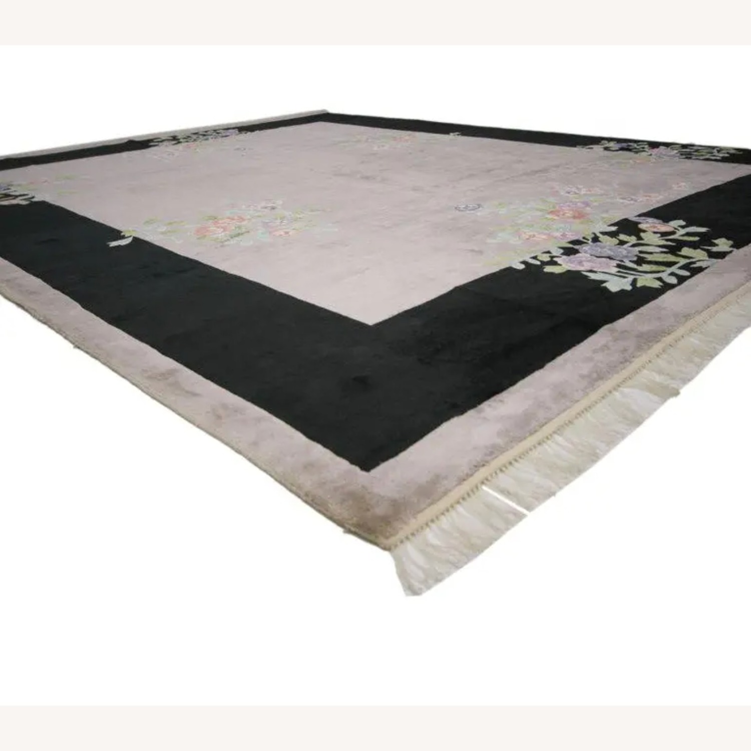 Vintage Silk Chinese Art Deco 8'x10' Rug - image-2