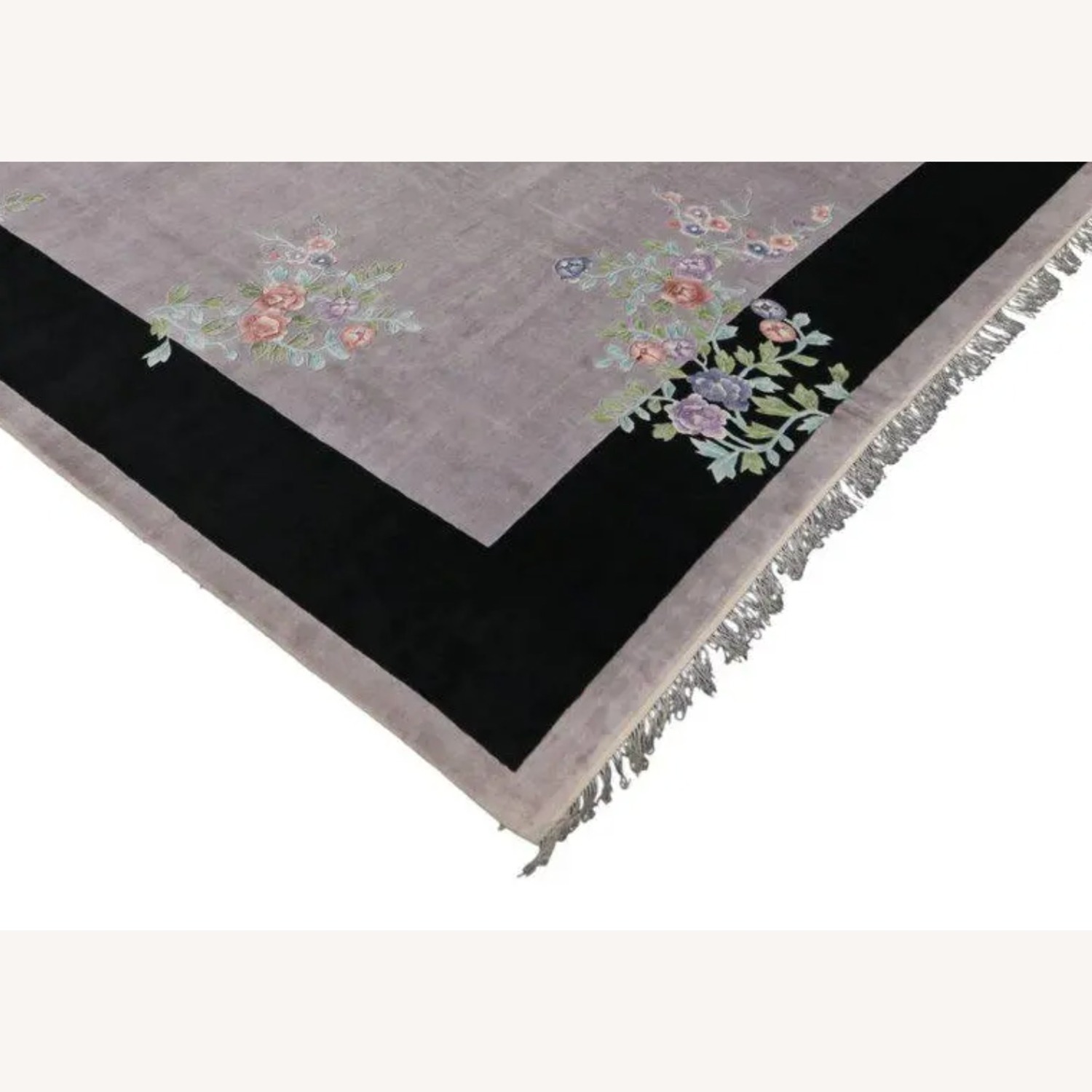 Vintage Silk Chinese Art Deco 8'x10' Rug - image-4