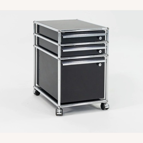Used USM Haller Pedestal - Black  for sale on AptDeco