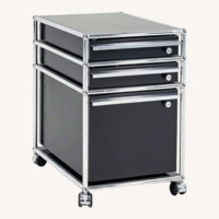 USM Haller Pedestal - Black 