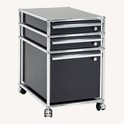 Used USM Haller Pedestal - Black  for sale on AptDeco