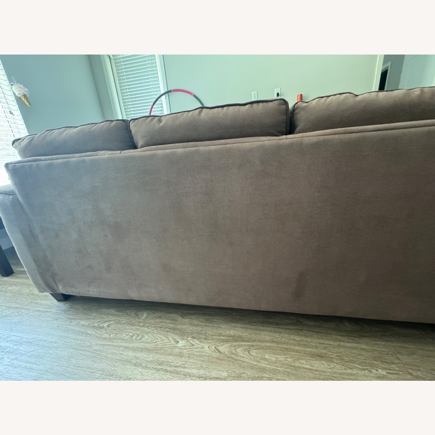 Cort Furniture Dark Brown 3+ Seater Sofa - image-5