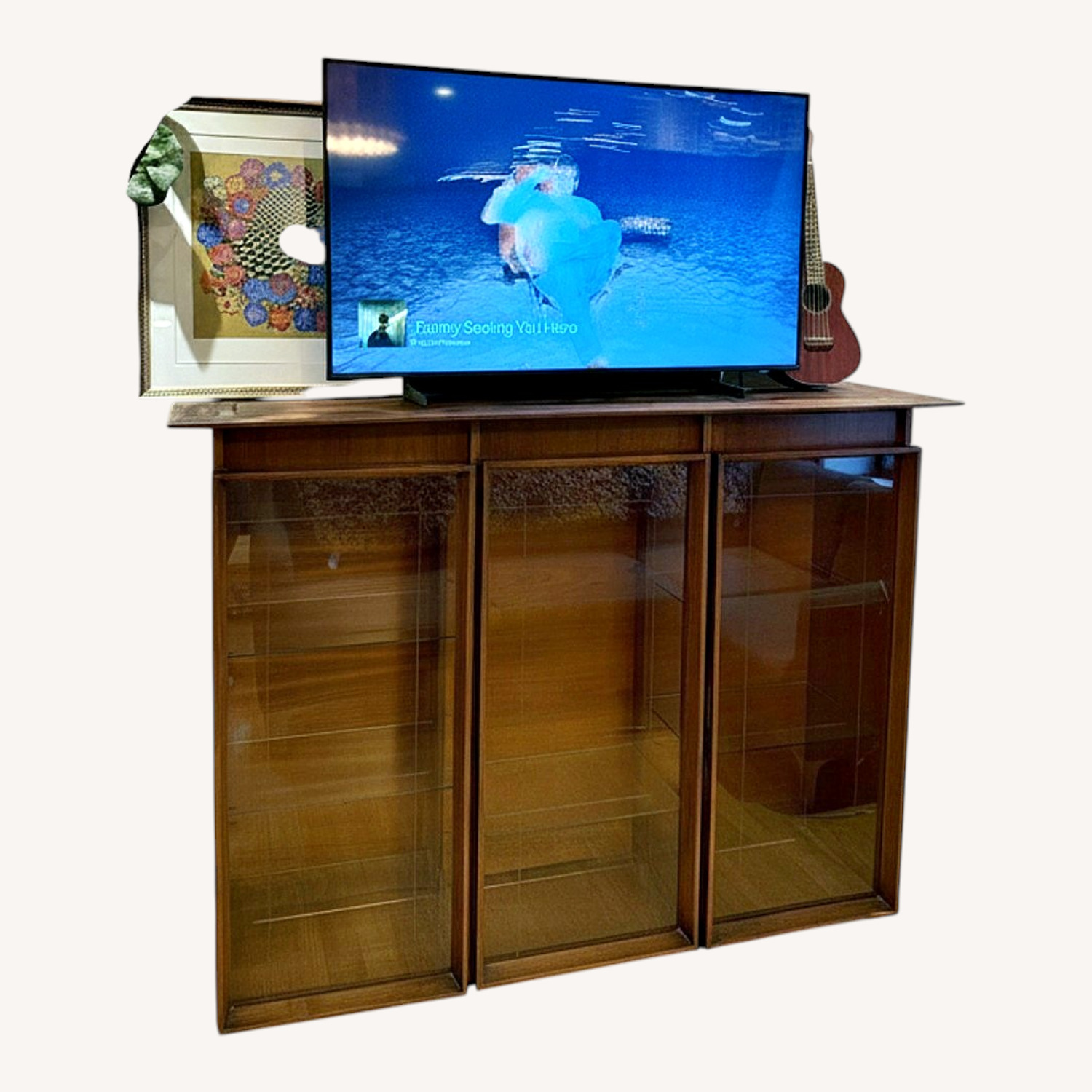 Vintage Wooden Bookcase - image-5