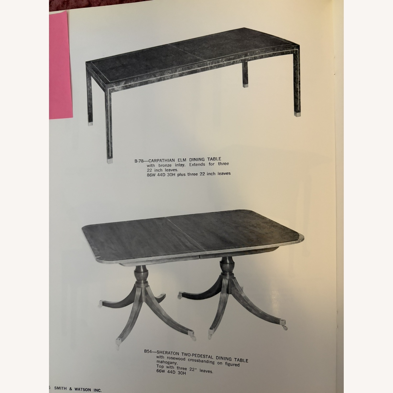 Smith & Watson Carpathian Elm Dining Table 1970  - image-12