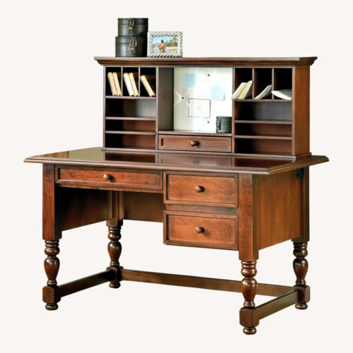 Used Steve Silver Co. Bella Dark Brown Wood Desk for sale on AptDeco