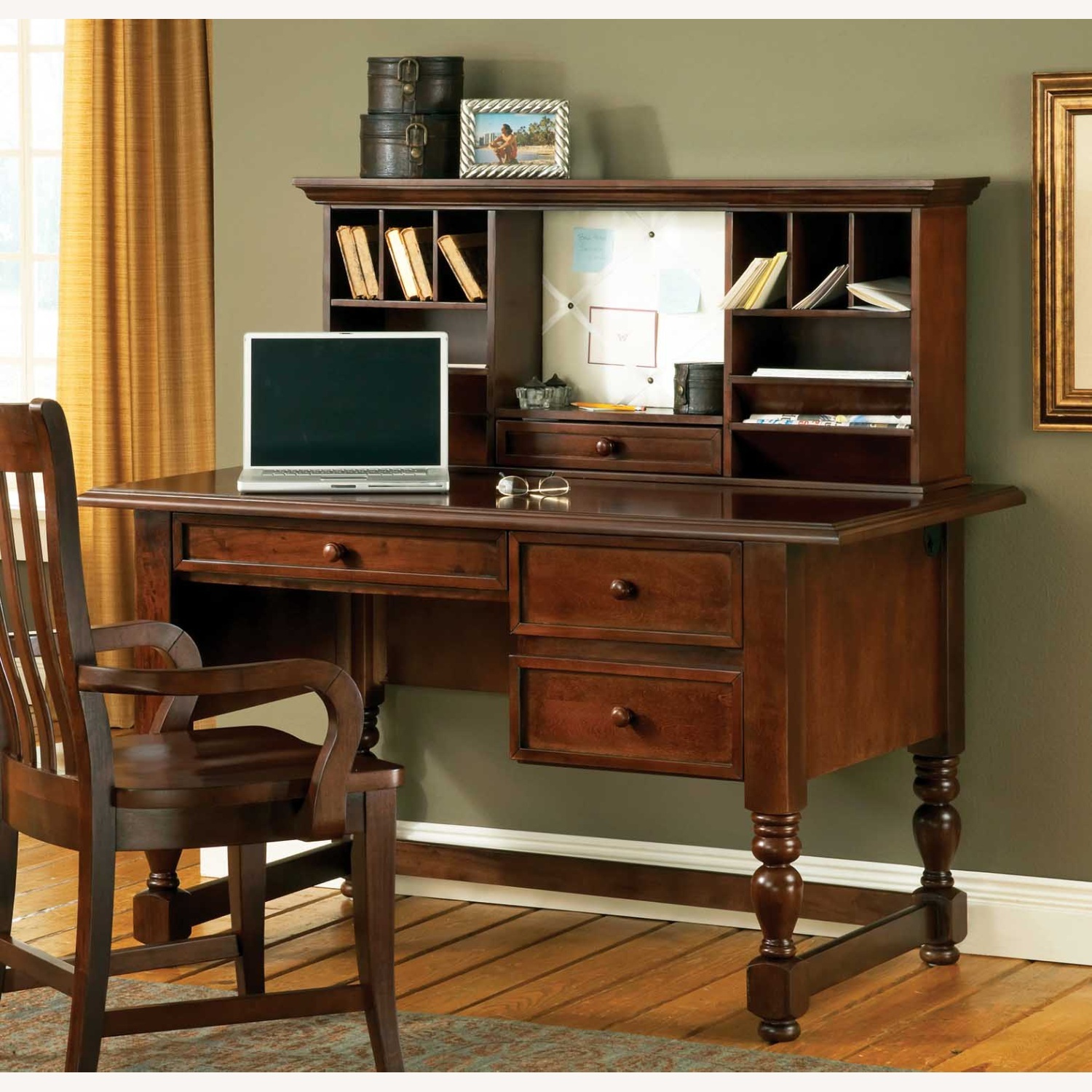 Steve Silver Co. Bella Dark Brown Wood Desk - image-21