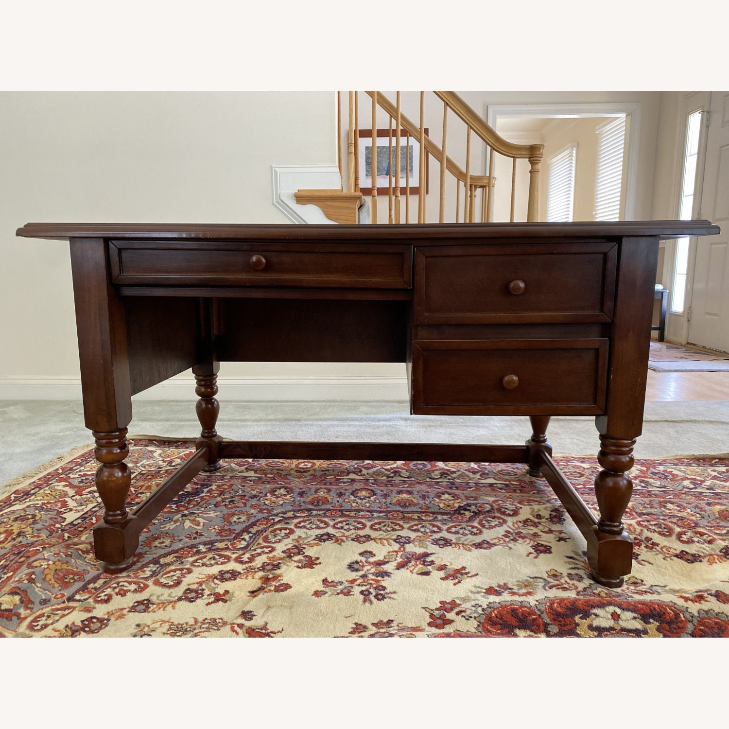 Steve Silver Co. Bella Dark Brown Wood Desk - image-1
