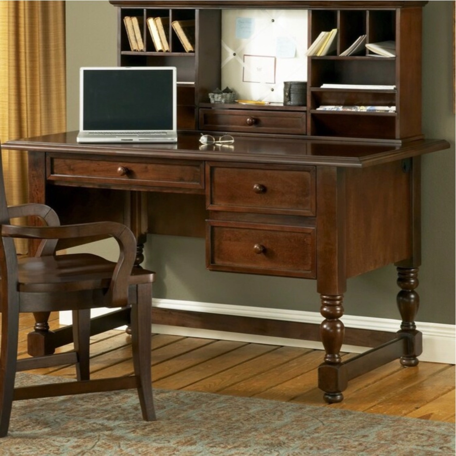 Steve Silver Co. Bella Dark Brown Wood Desk - image-20