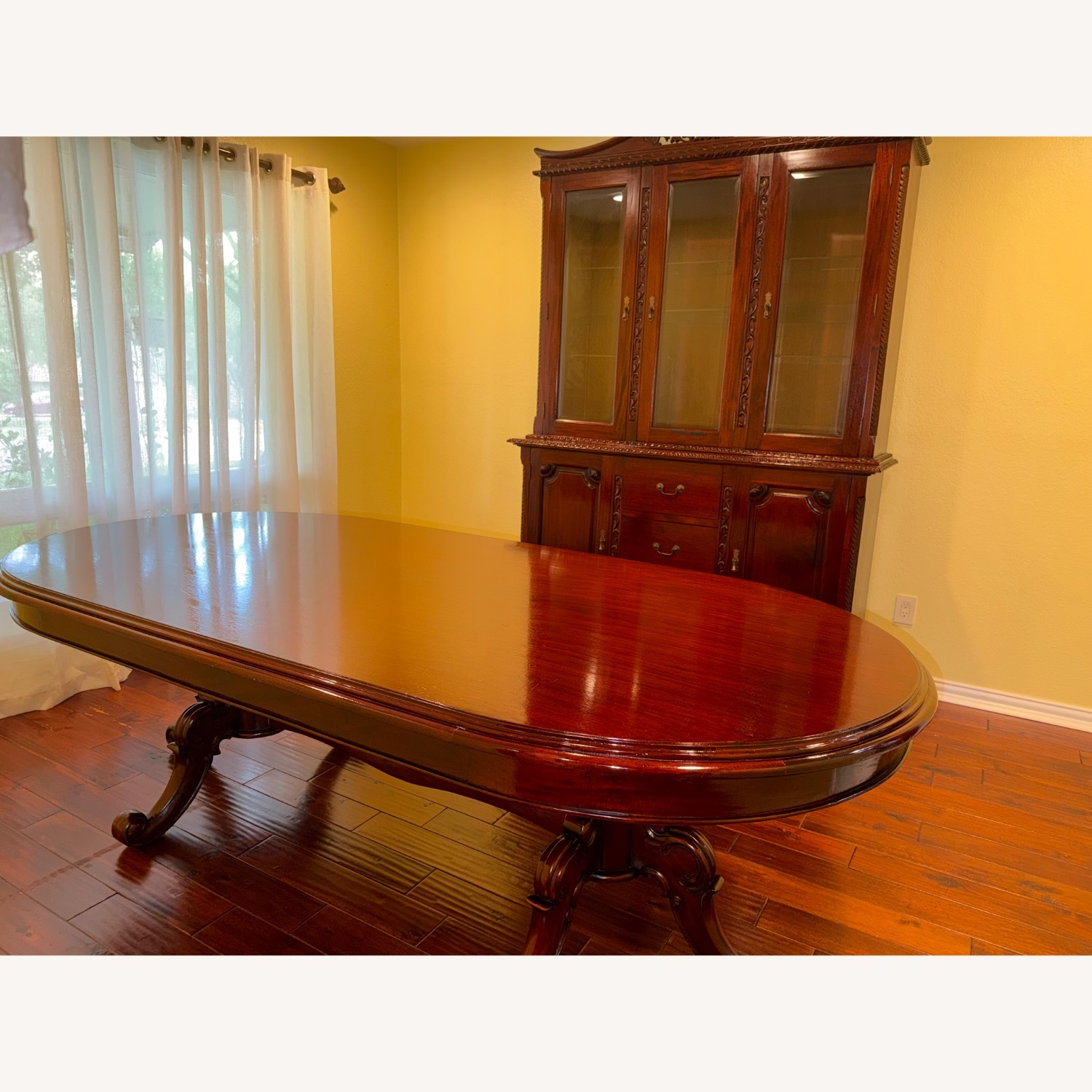 Dark Brown Wood Dining Sets - image-4