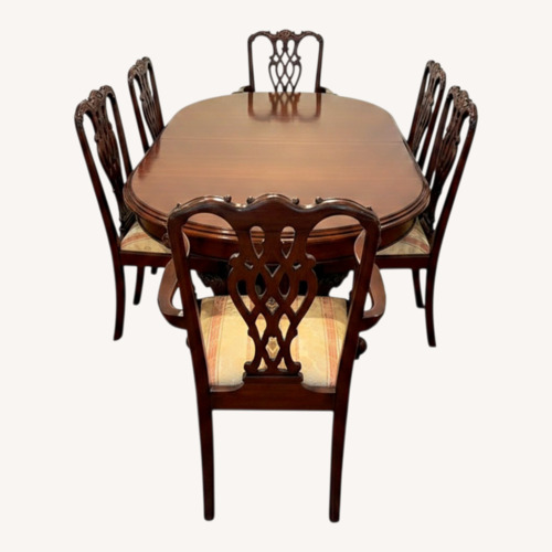 Used Dark Brown Wood Dining Sets for sale on AptDeco