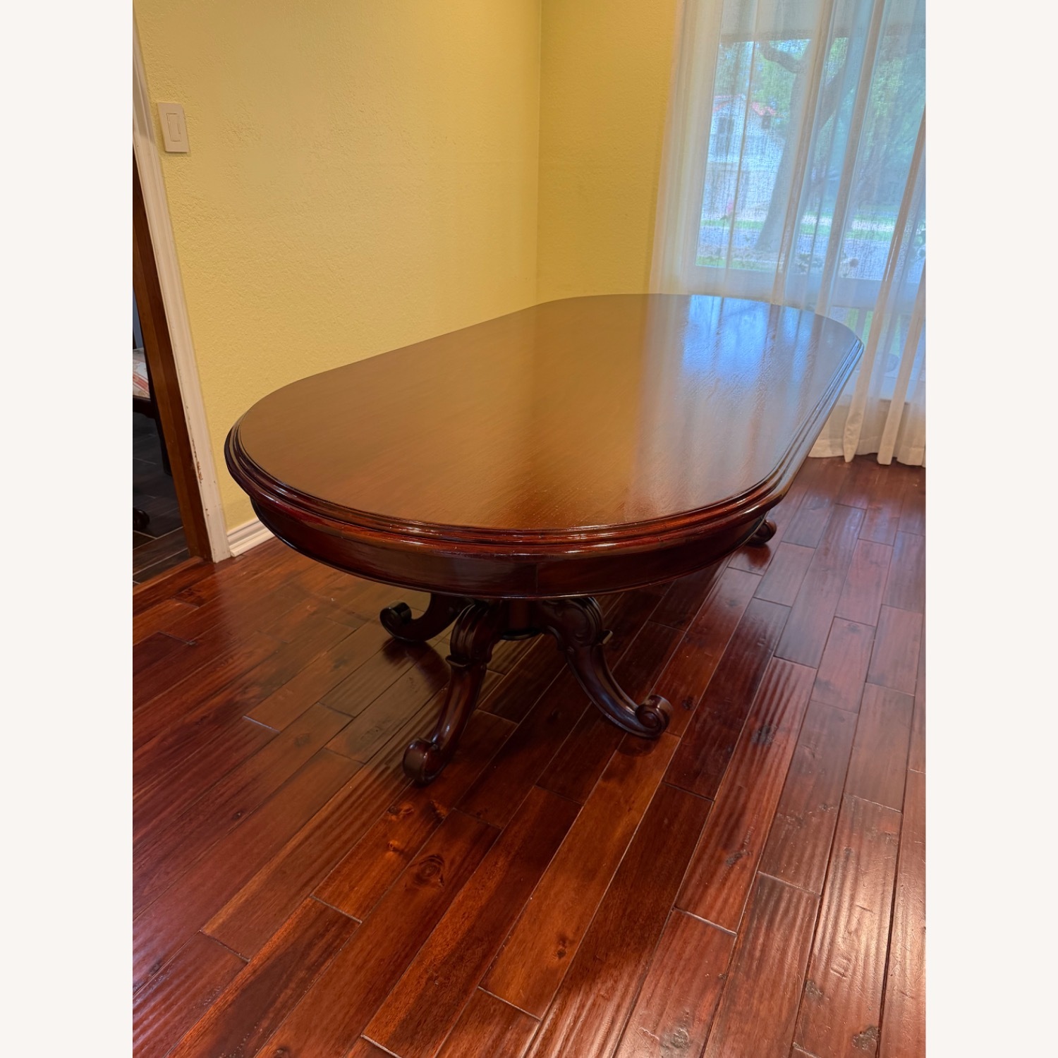 Dark Brown Wood Dining Sets - image-12