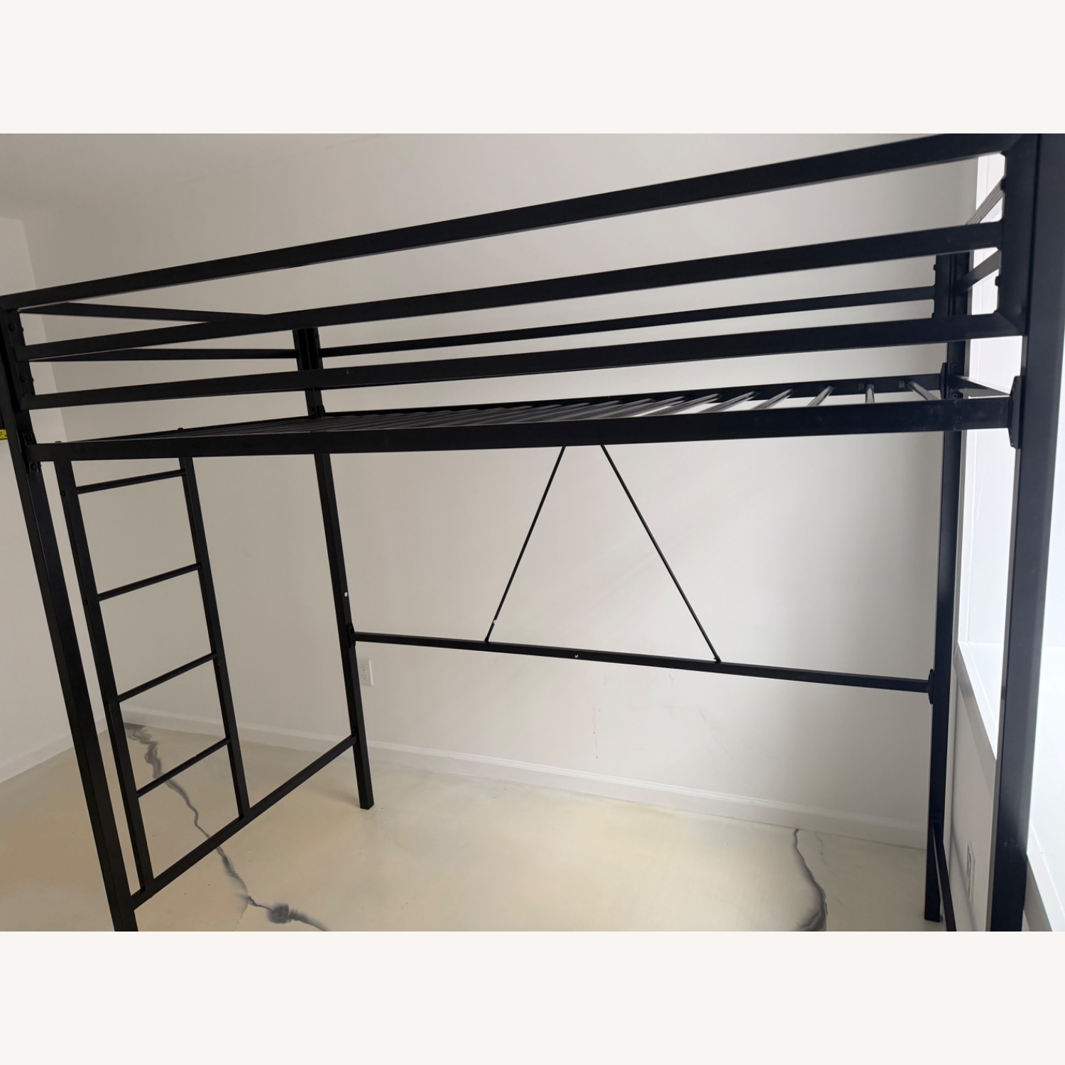 Chicago Loft Bed White Metal Bunk Bed - image-6