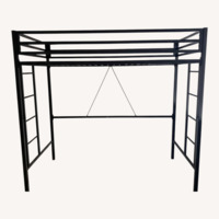 Chicago Loft Bed White Metal Bunk Bed
