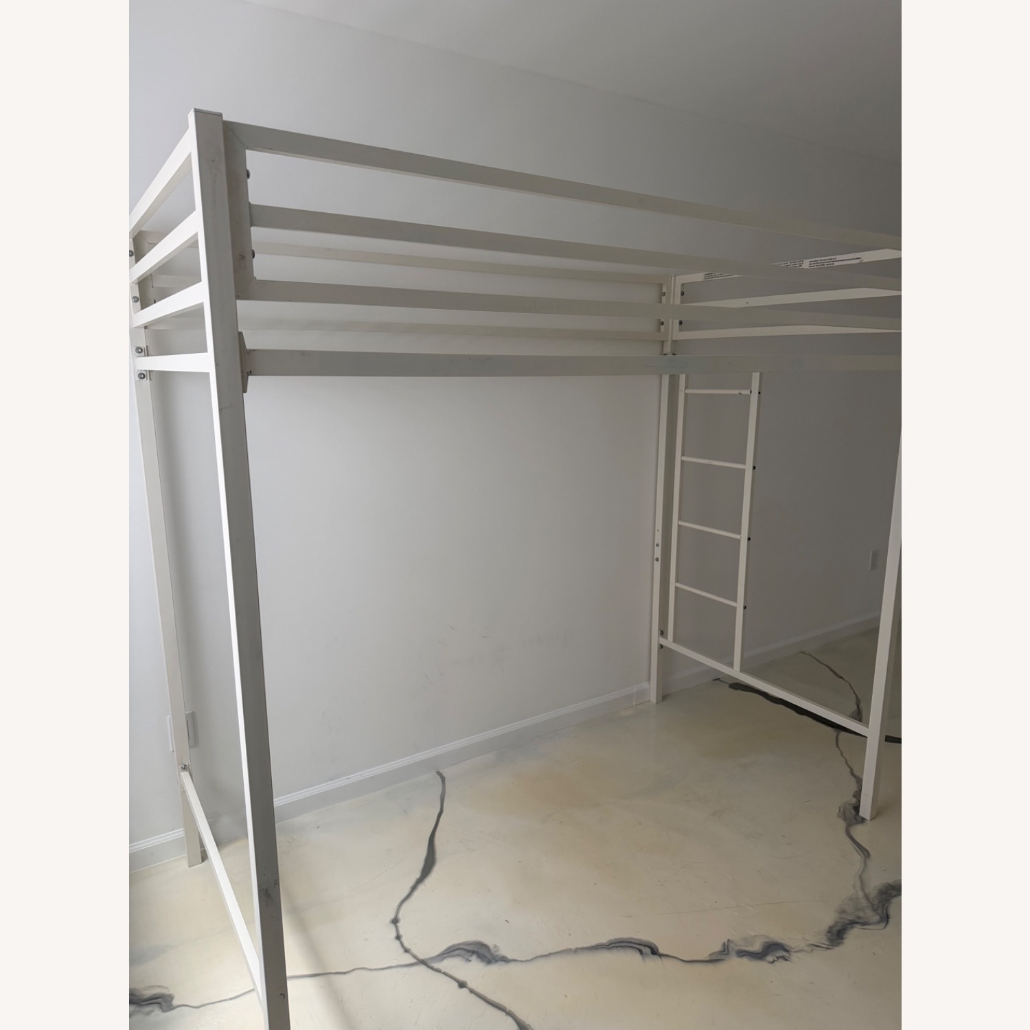 Chicago Loft Bed White Metal Bunk Bed - image-3