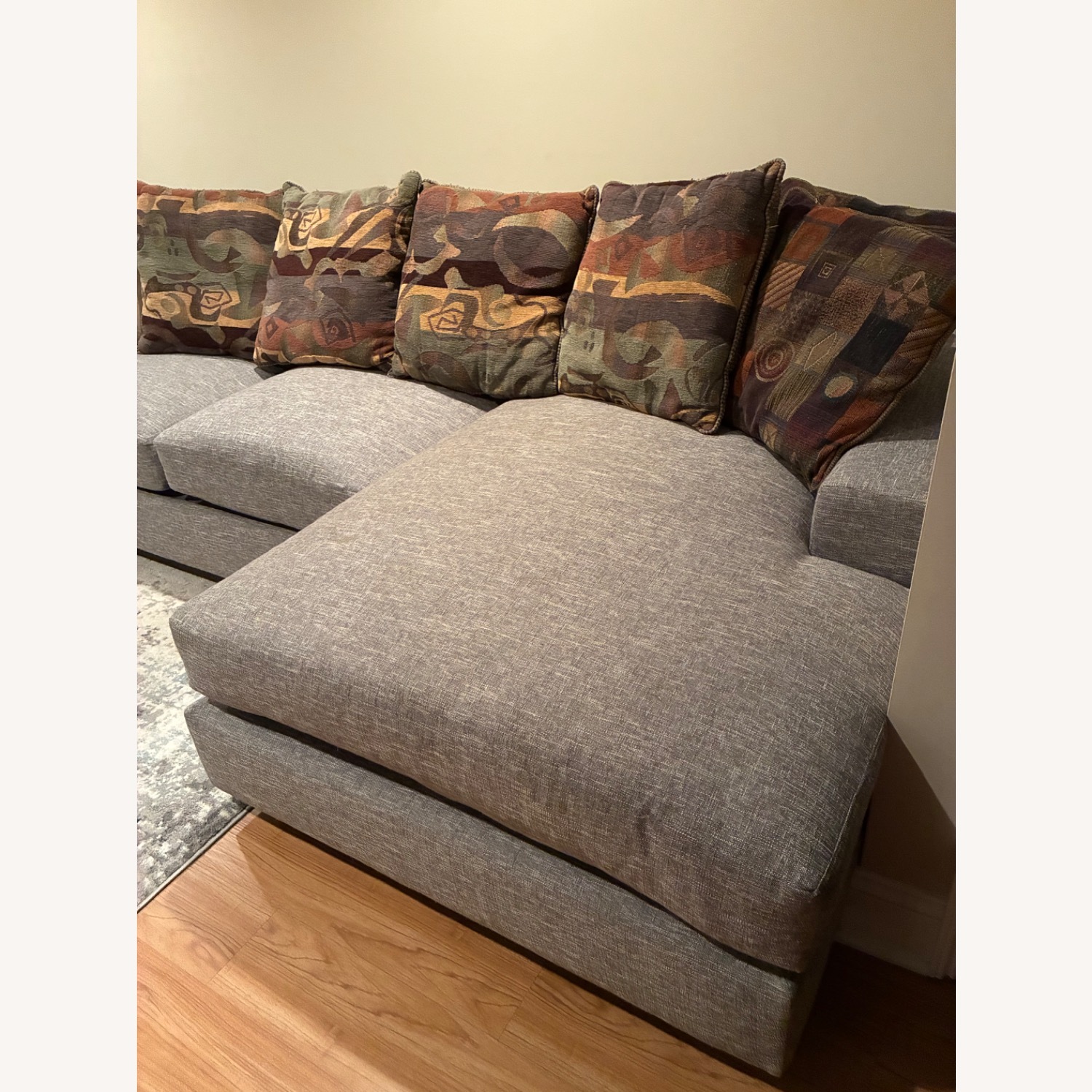 Custom West Elm Down Feather Sofa - image-1