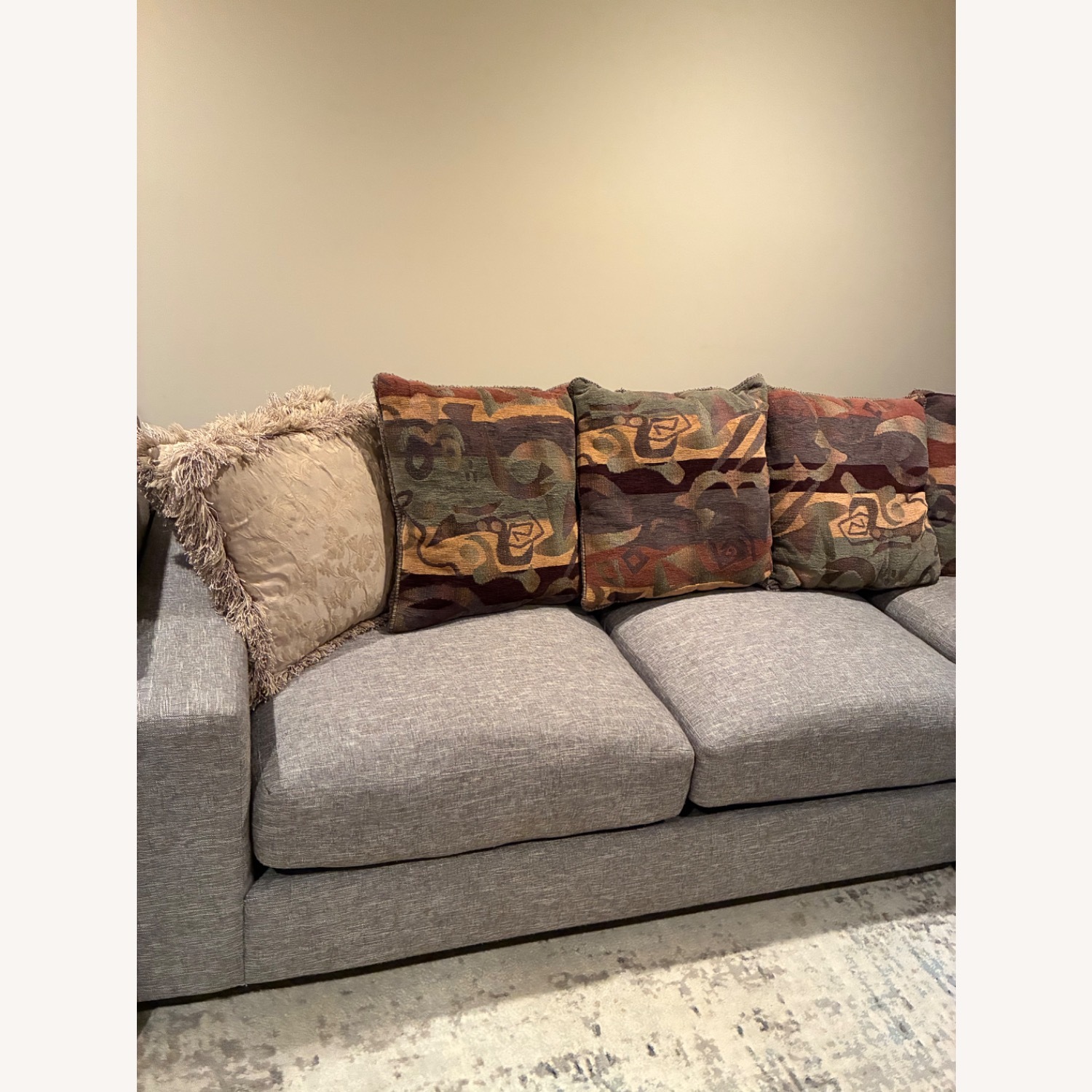 Custom West Elm Down Feather Sofa - image-3