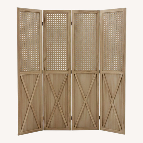 Used Vintage/Antique Light Brown Room Divider for sale on AptDeco