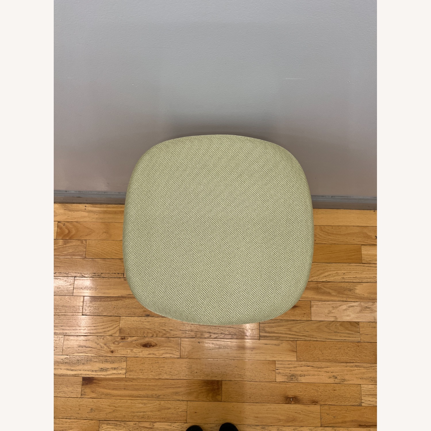 Teknion Zones Backless Yellow Wood Stool - image-4