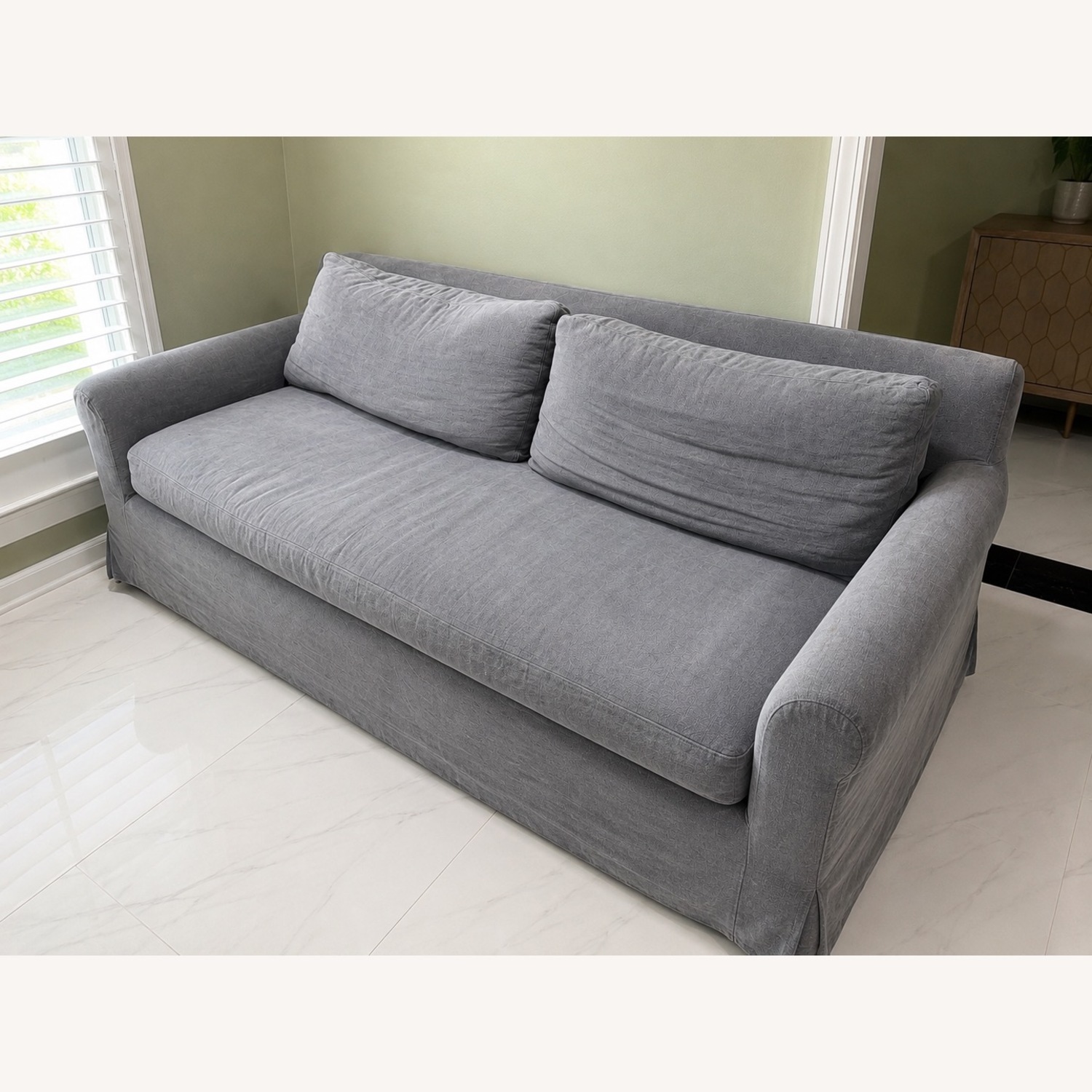 Sixpenny Elías Dark Gray Fabric 3+ Seater Sofa - image-4