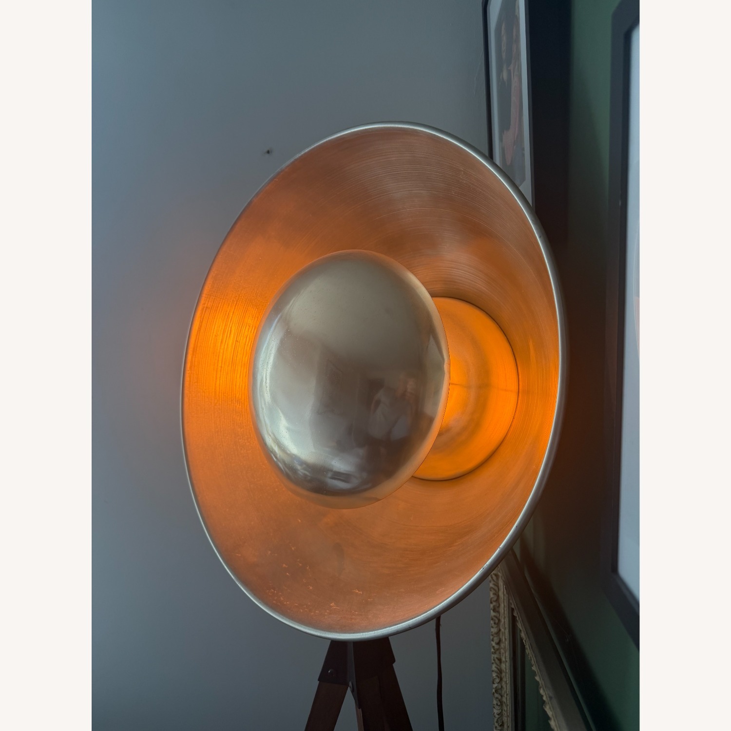 Industrial Tripod Spotlight Floor Lamp - image-7