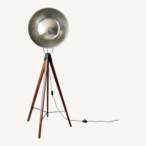 Used Industrial Tripod Spotlight Floor Lamp for sale on AptDeco