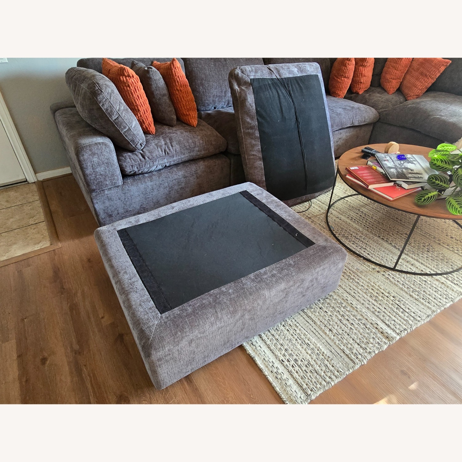 Wayfair Dark Gray Fabric 3+ Piece Sectional - image-6