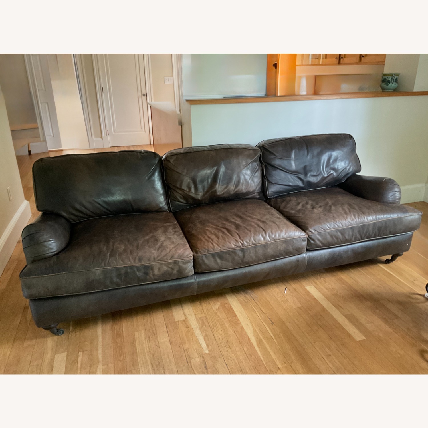 Restoration Hardware English Classic Roll Arm 3+ Seater Sofa - image-2