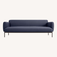 Blu Dot Puff Puff Sofa in Blue