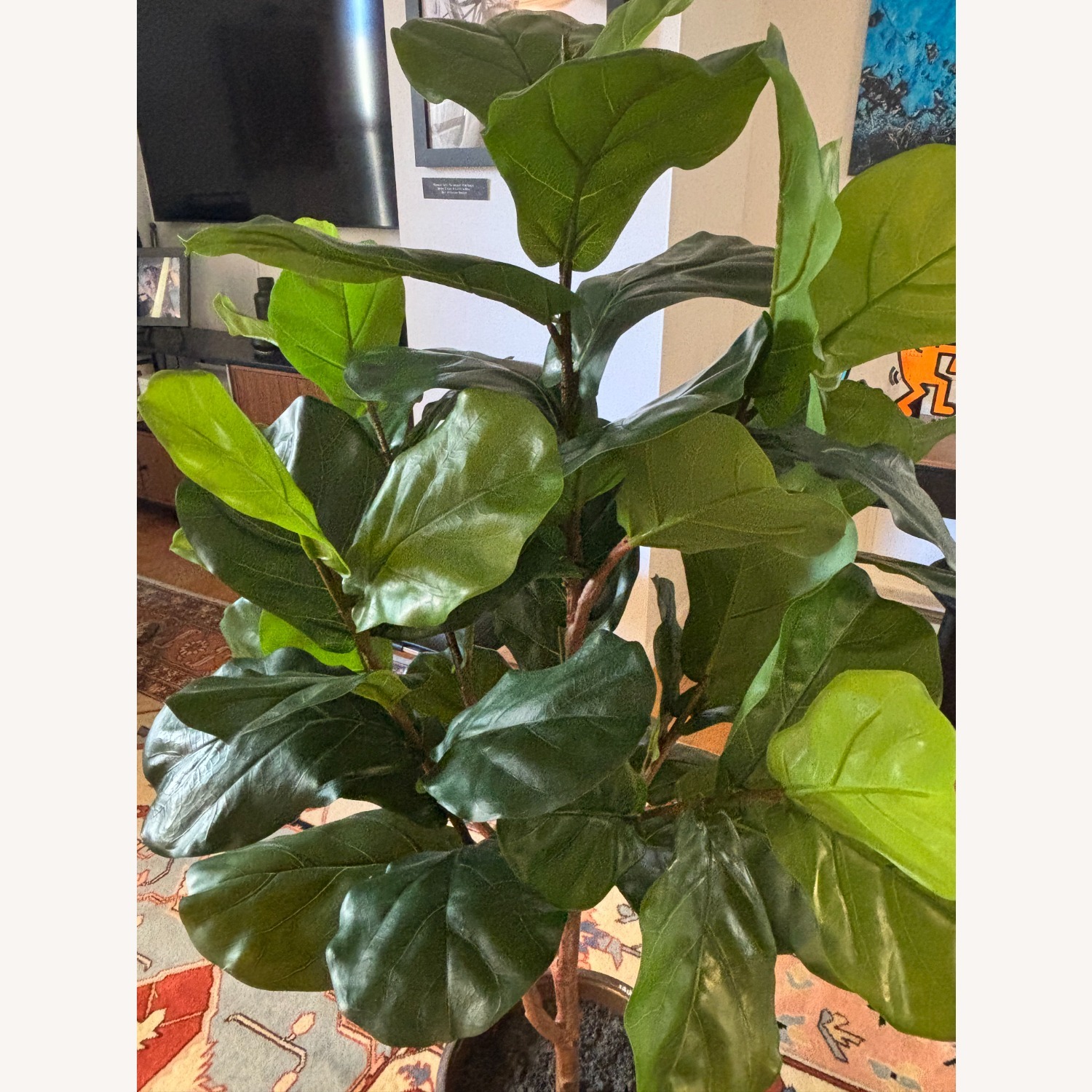 Faux Fiddle Leaf Fig Tree - image-2