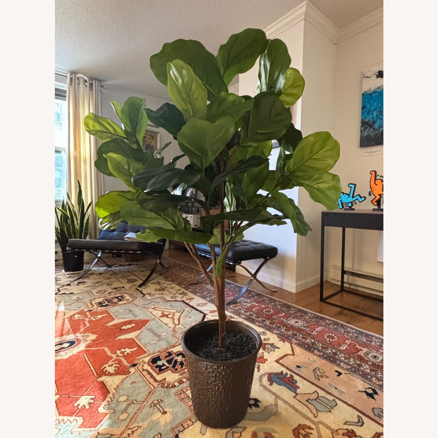 Faux Fiddle Leaf Fig Tree - image-1