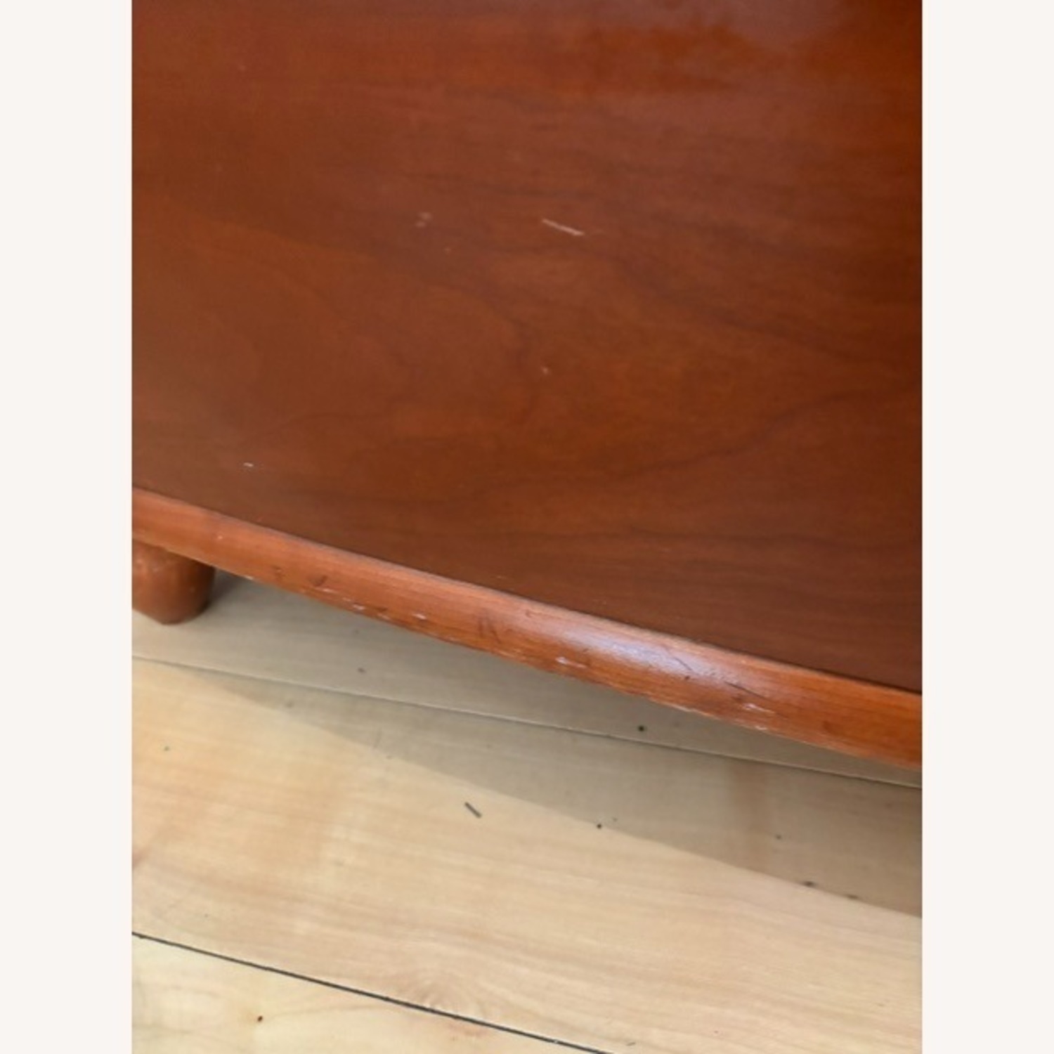 Mobican Armoire Warm Cherry Finish - image-13