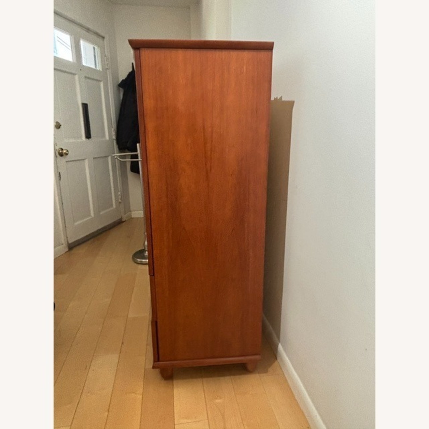 Mobican Armoire Warm Cherry Finish - image-7