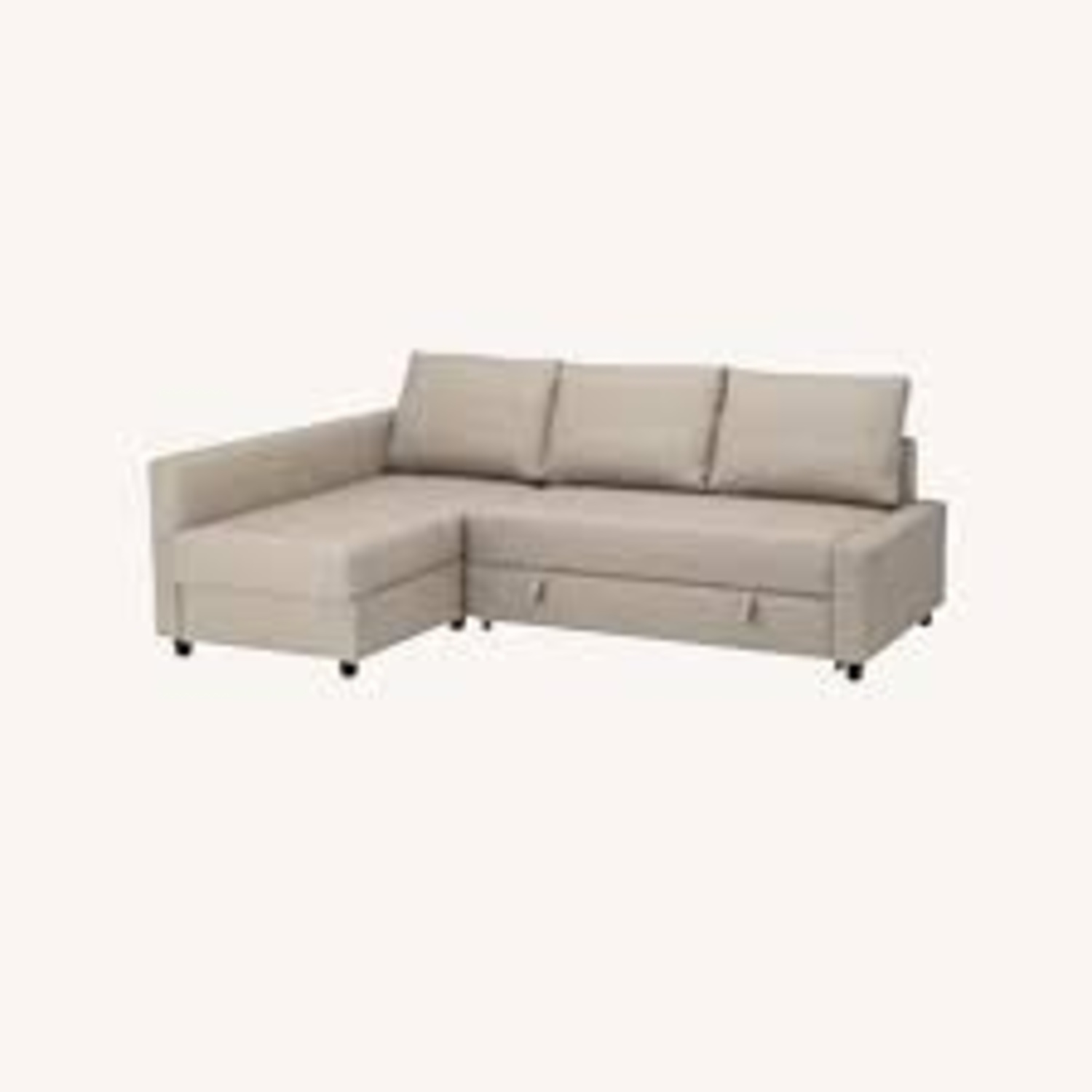 IKEA Friheten Light Brown Fabric 3+ Seater Sofa - image-5