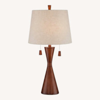 Light Brown Wood Table Lamps