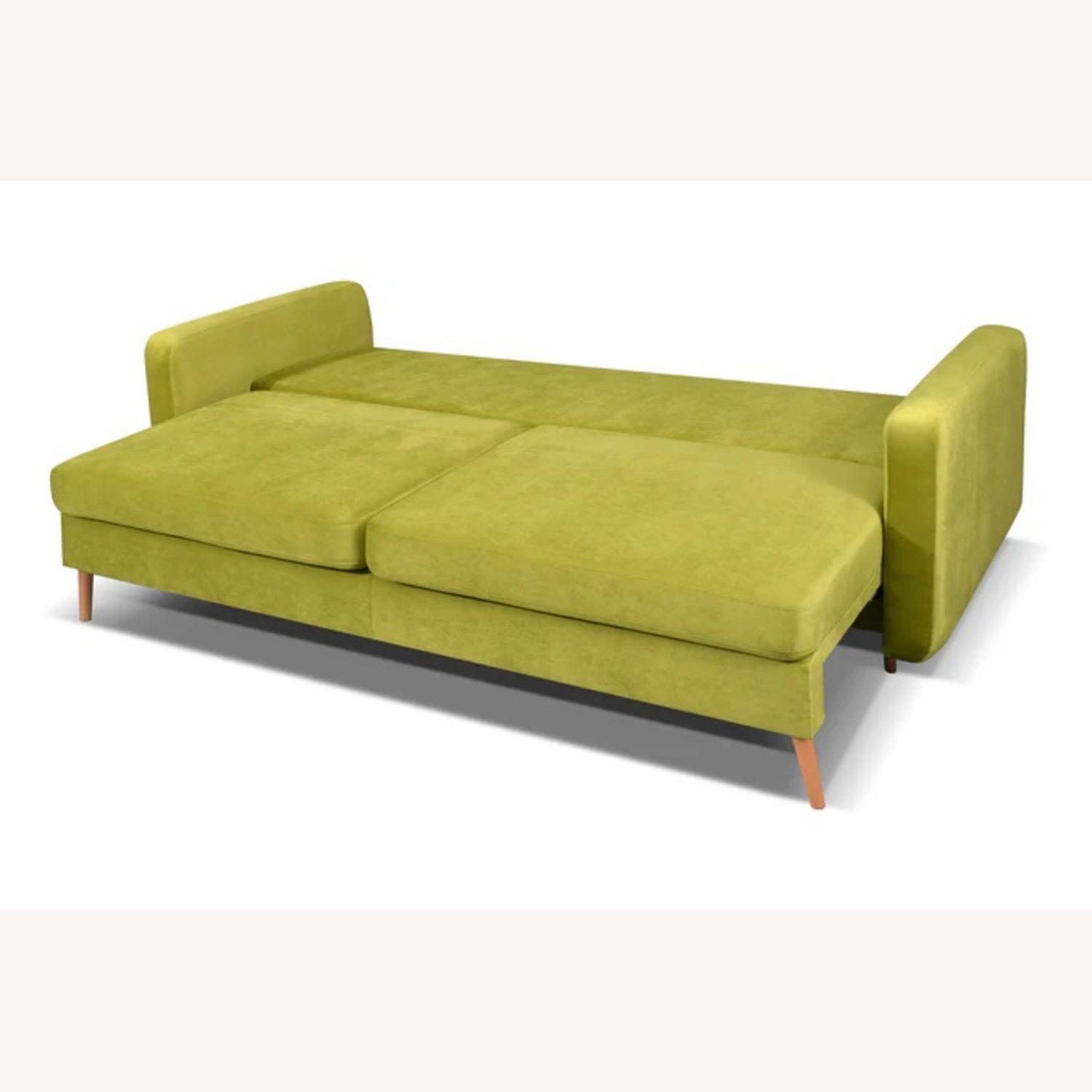 CISCO Brothers Manhattan Green Fabric Sleeper Sofa - image-7