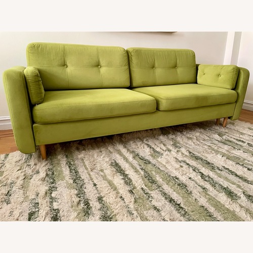 Used CISCO Brothers Manhattan Green Fabric Sleeper Sofa for sale on AptDeco