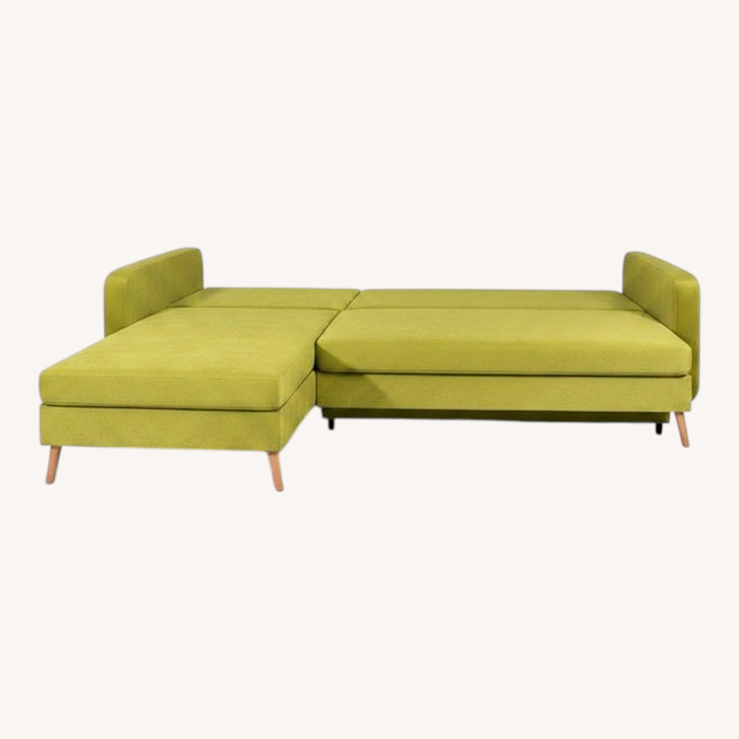 CISCO Brothers Manhattan Green Fabric Sleeper Sofa - image-0