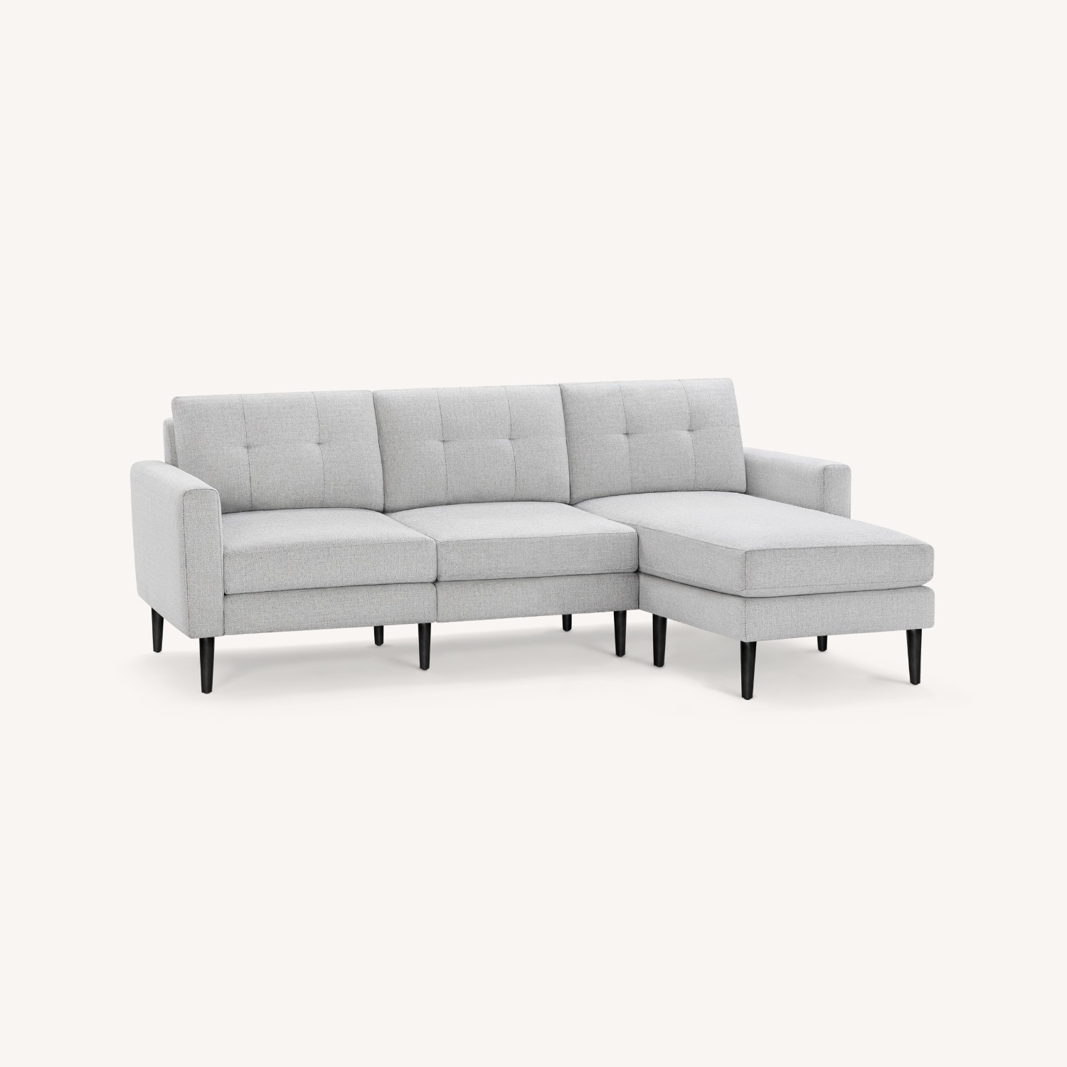 Burrow The Nomad Sectional Sofa in Crushed Gravel - image-1