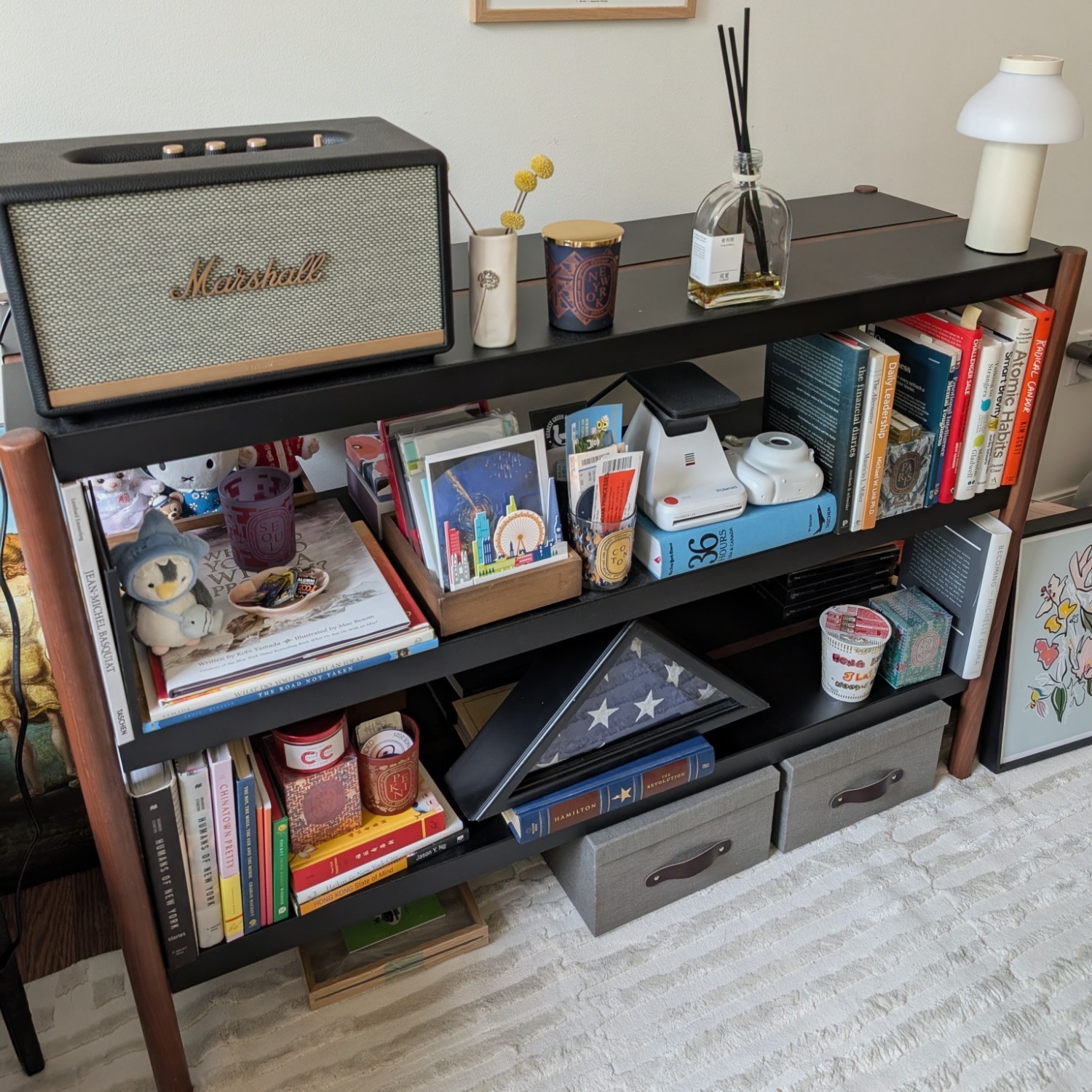 Article Roscoe Walnut Short Bookcase - image-2
