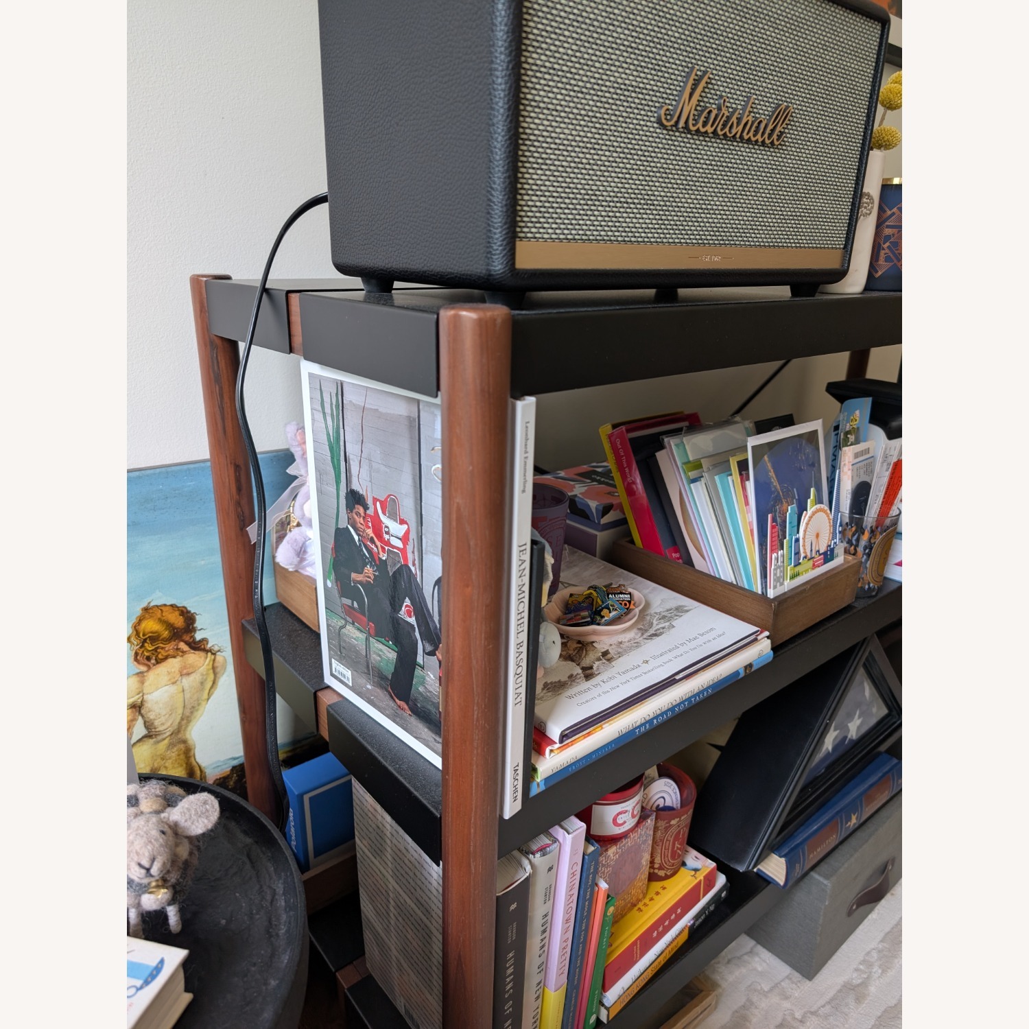 Article Roscoe Walnut Short Bookcase - image-3