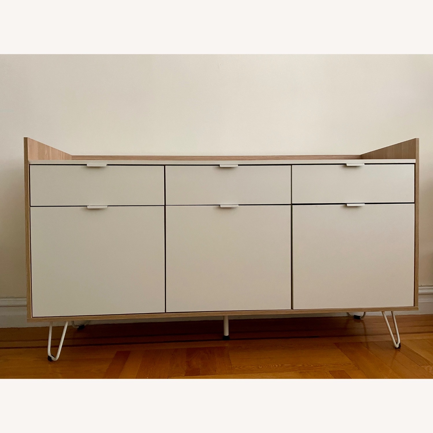 Natural Wood Sideboard - image-1