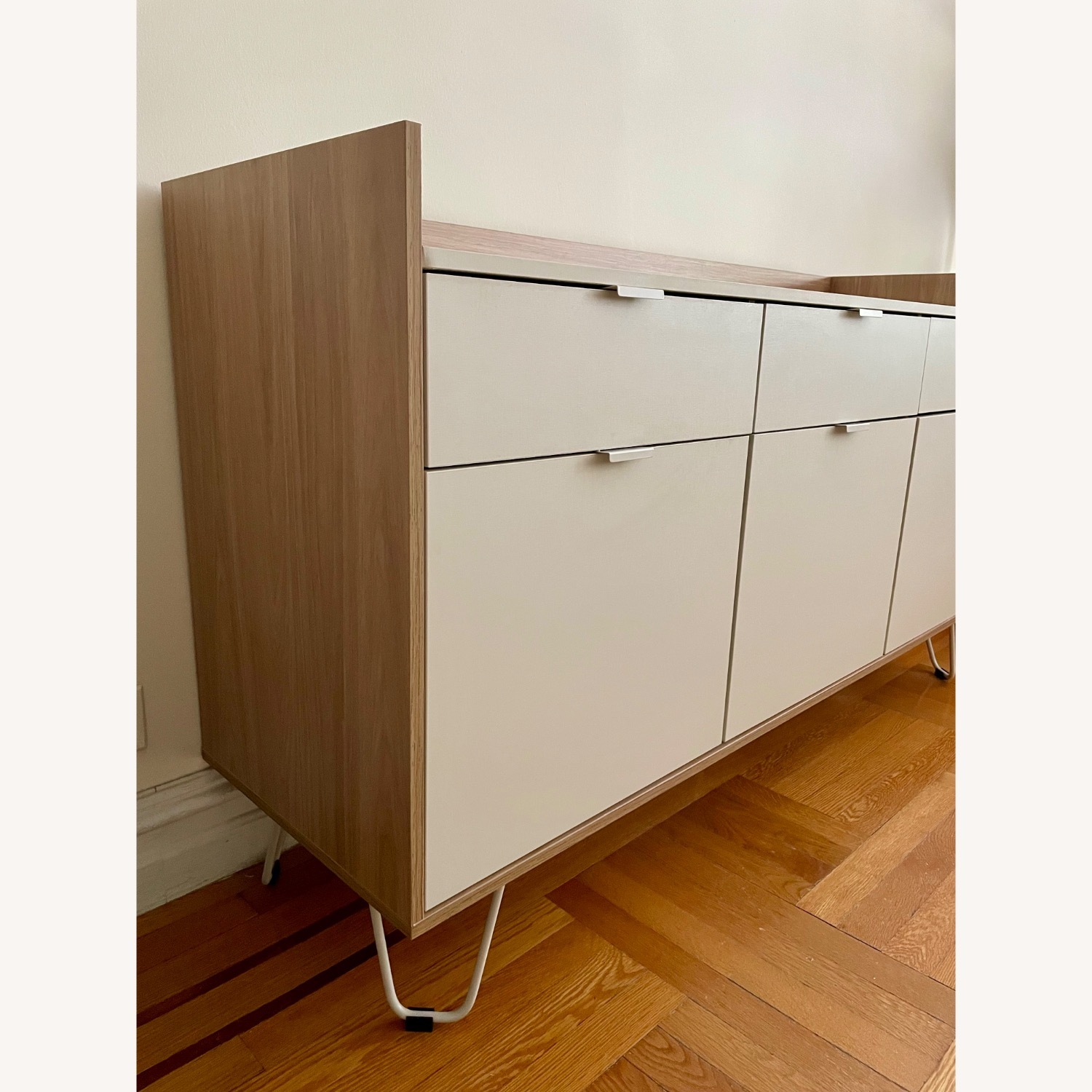 Natural Wood Sideboard - image-2