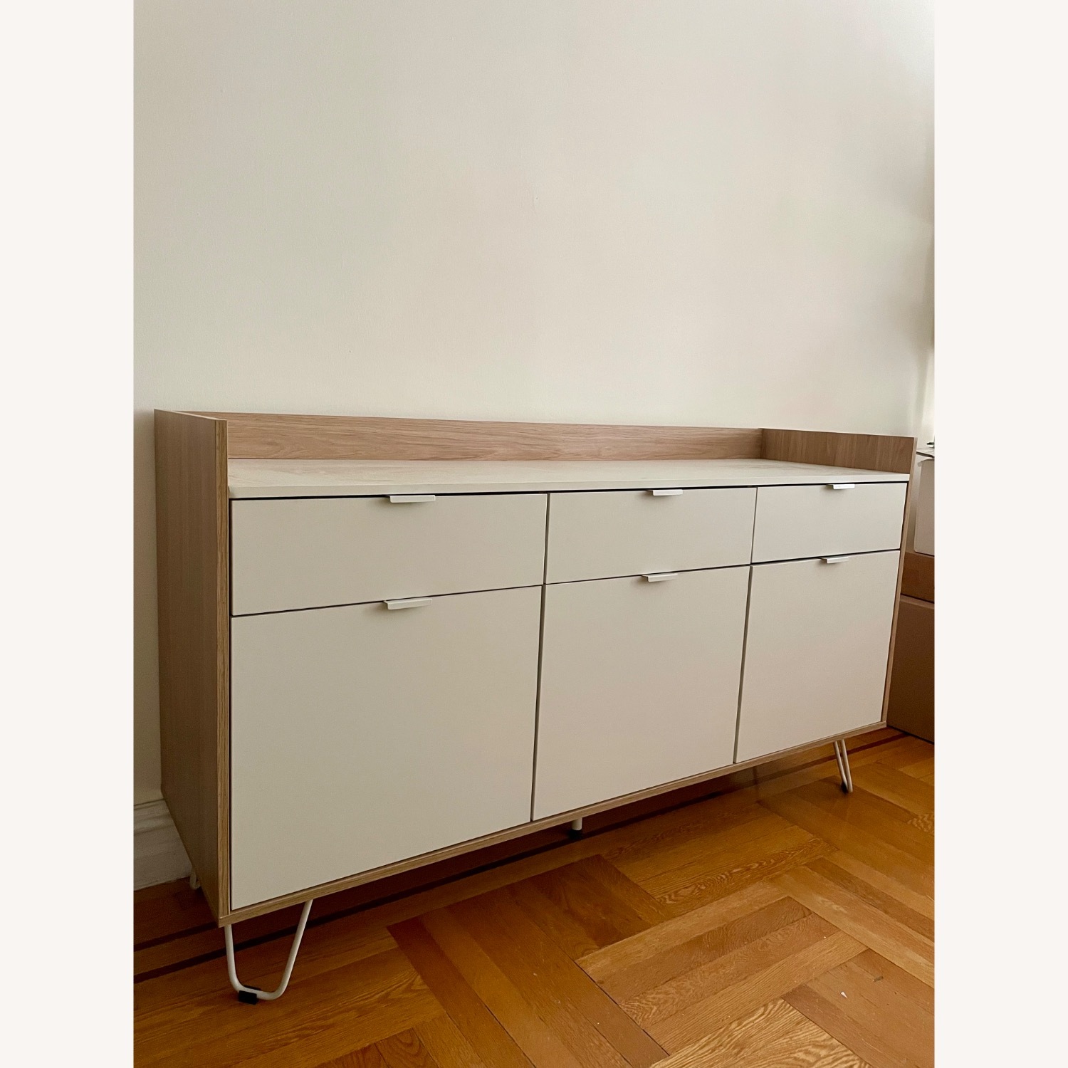 Natural Wood Sideboard - image-3